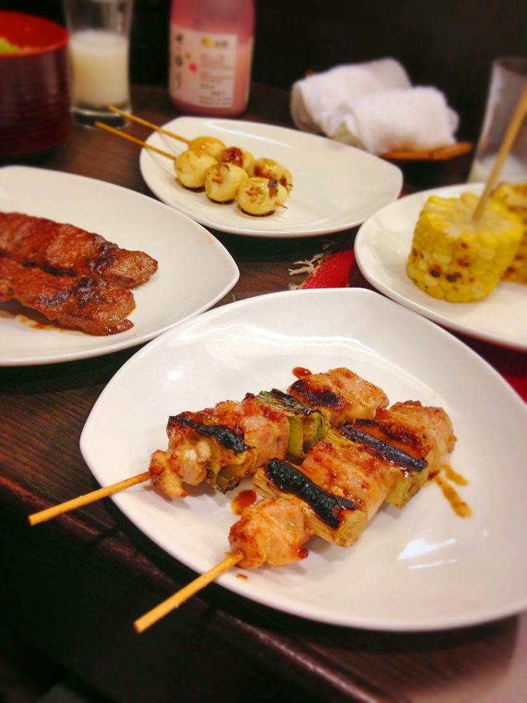 Nanbantei Japanese Restaurant chicken skewer