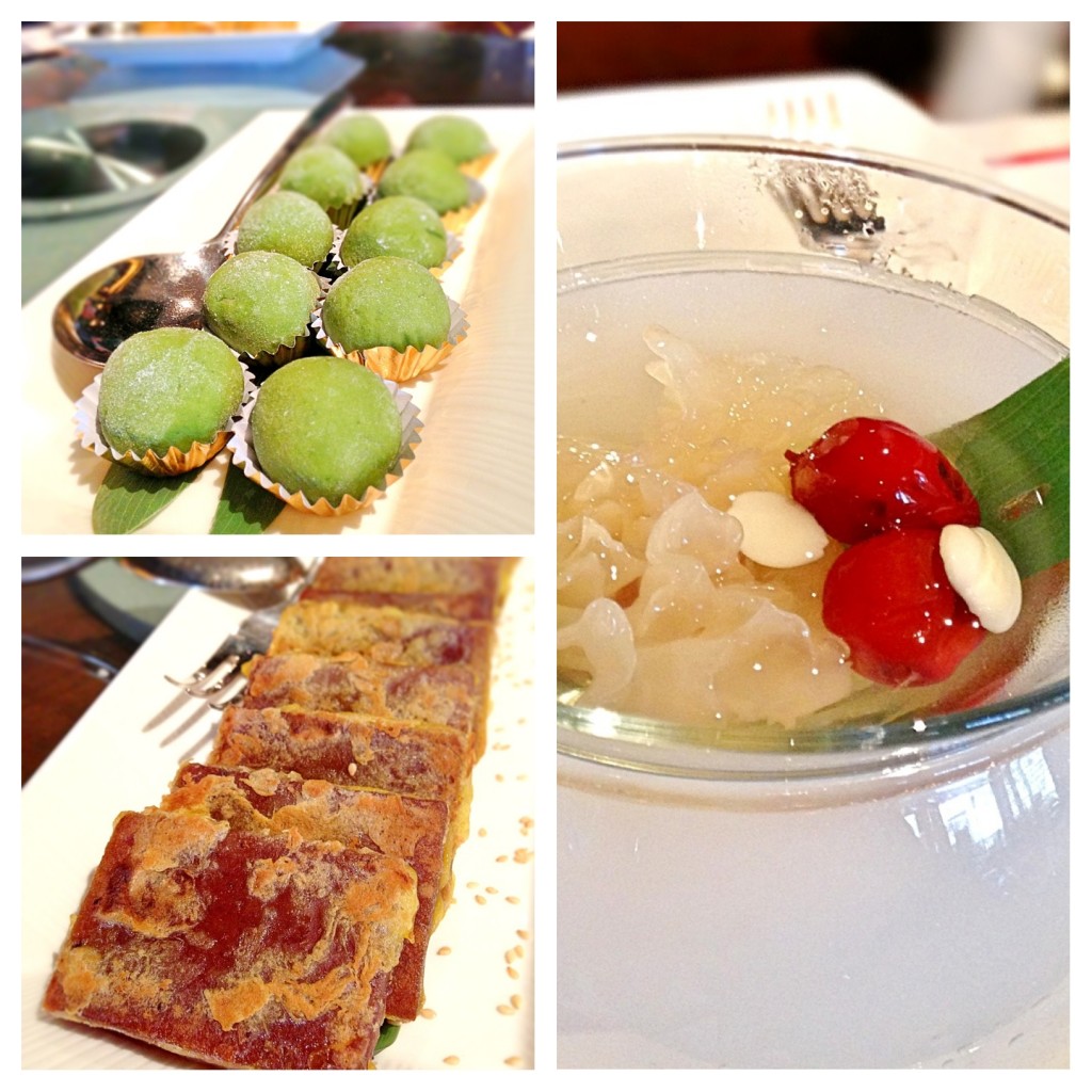 Cherry Garden CNY menu desserts