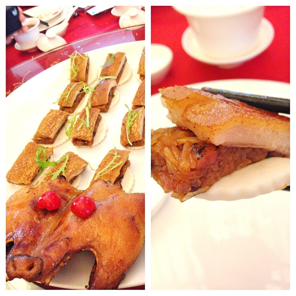 Peony Jade CNY menu Suckling pig