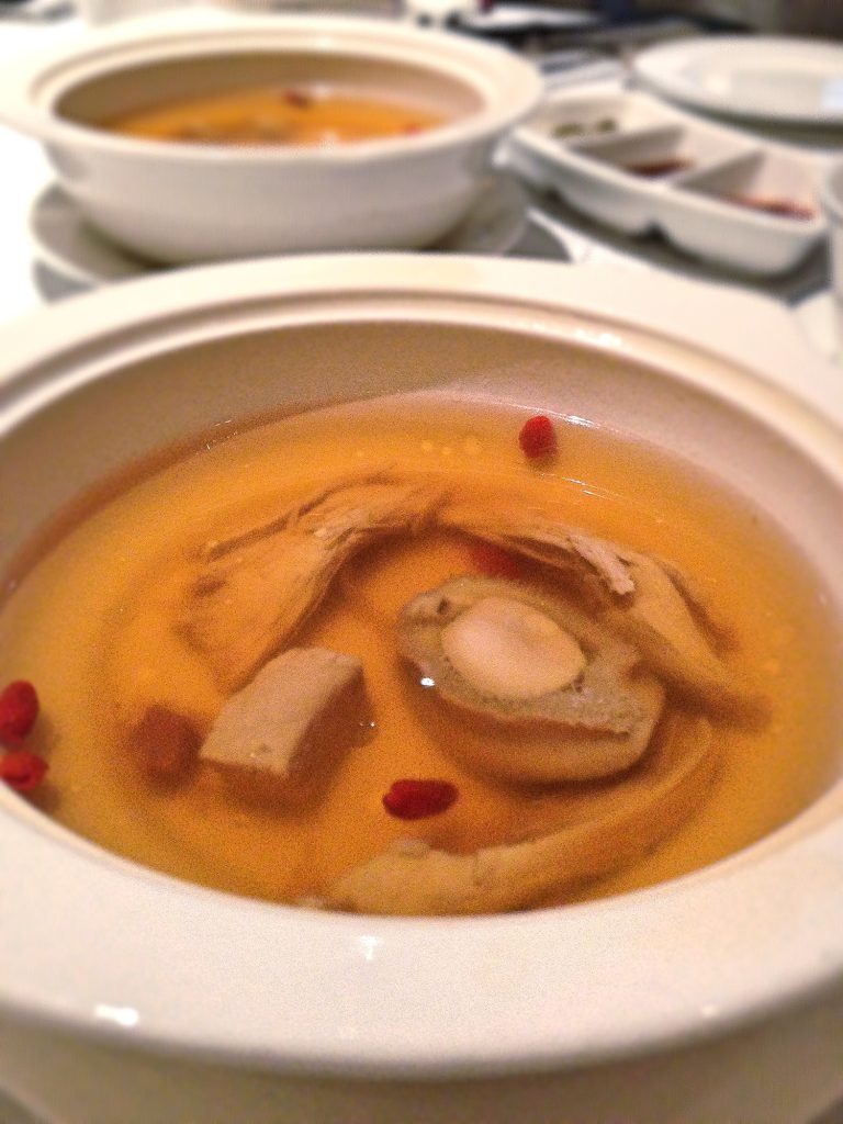 Yan Ting restaurant abalone chicken soup