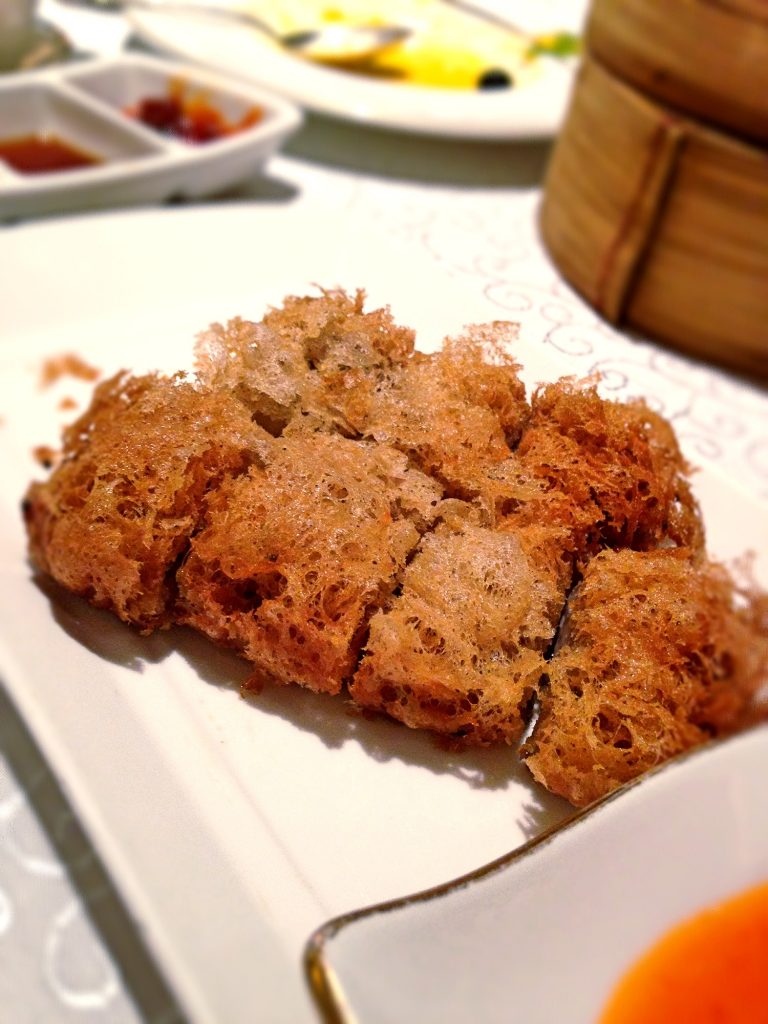 Yan Ting Crispy Roasted Duck in Taro Crust