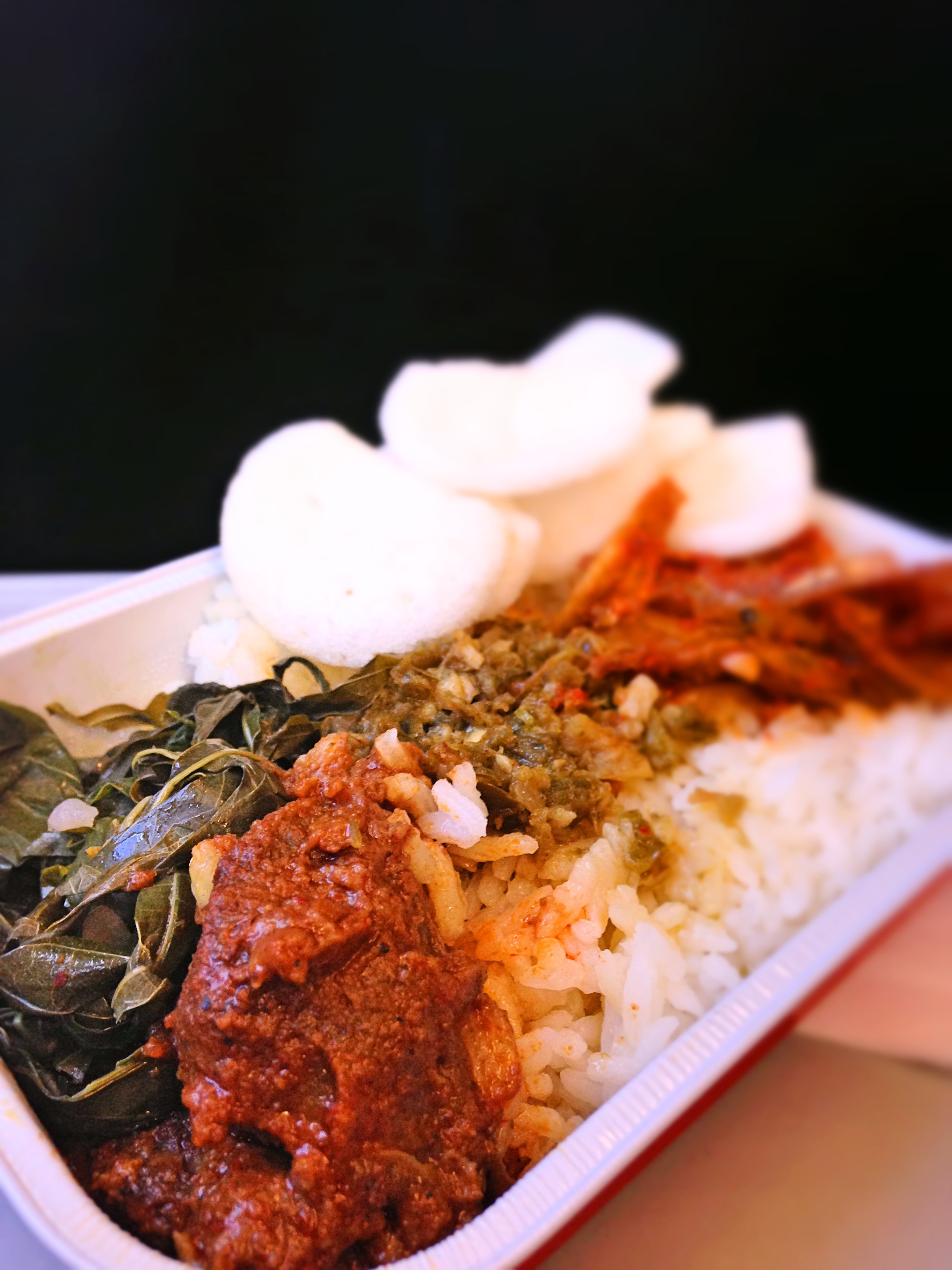 airasia Yogyakarta nasi padang airline food