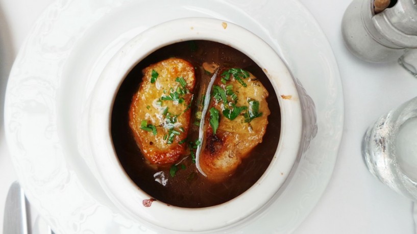 brasserie gavroche french onion soup
