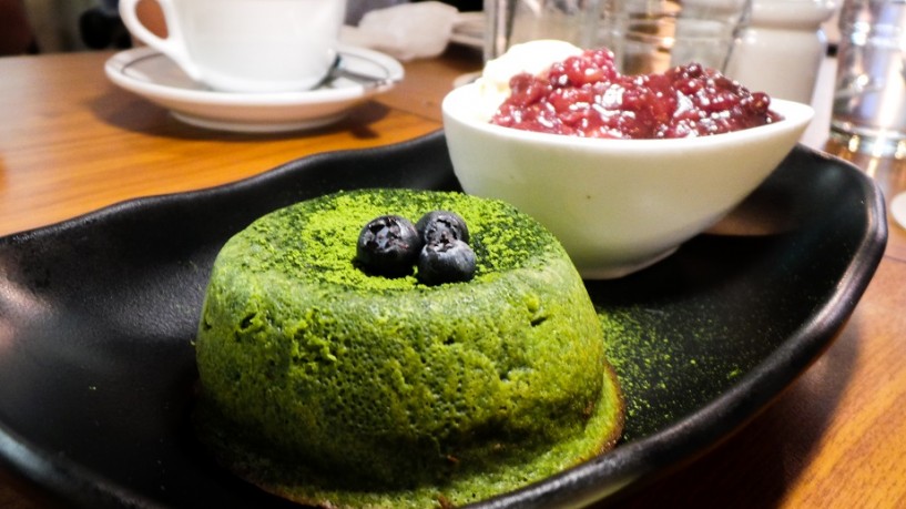 babette green tea molten lava cake singapore restaurant