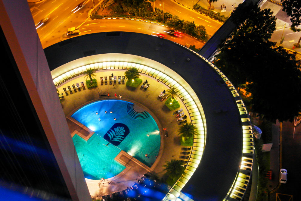 pan pacific singapore swimming pool top