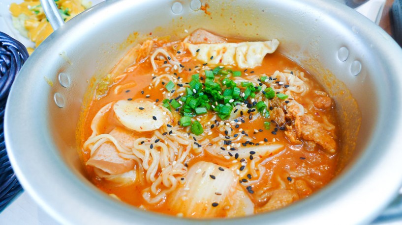 SYNC Korean fusion bistro k stew budae jjigae