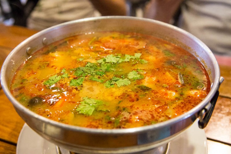 The Drinking Market tom yum soup