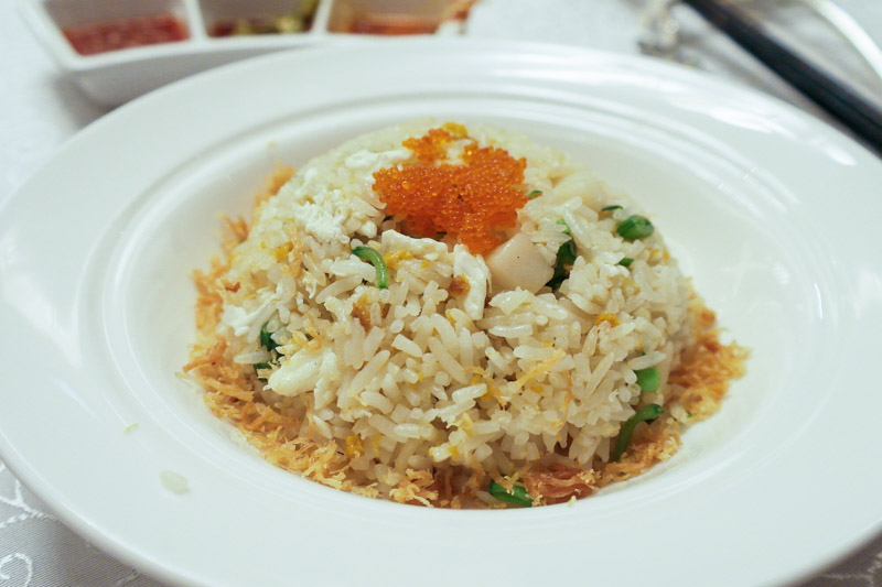 yan ting new chef wok fried rice with sea urchin