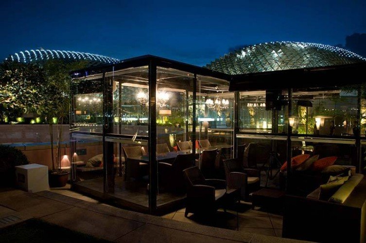 rooftop bar restaurant singapore Orgo roof best rooftop places