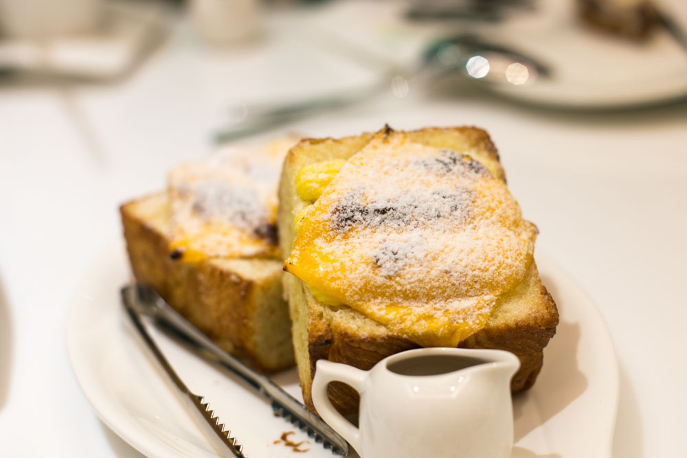dazzling cafe singapore Cheddar Cheese Danish Honey Toast