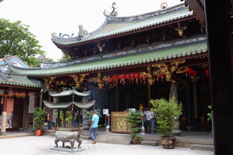 singapore Chinatown thien hock keng temple