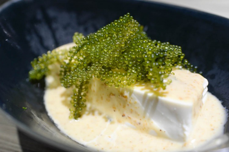 Haha Sushi goma sea caviar tofu