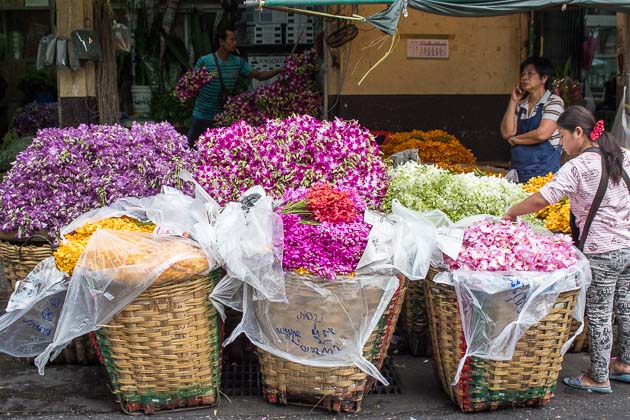 Bangkok Night Market - Flower Market