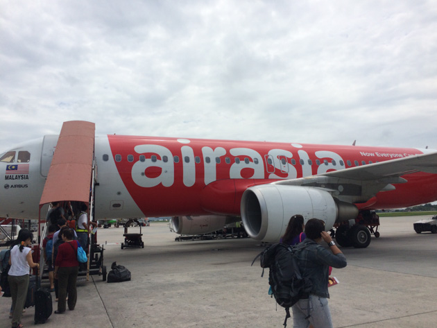 Air Asia ASEAN Pass - Plane upclose