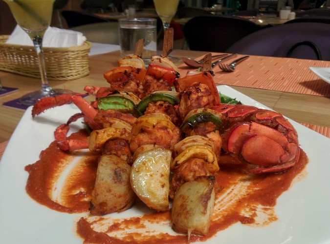 Boston Lobster Dinner Adventure lobster kebab caprilicious