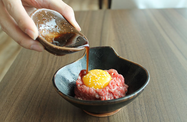 Tenkaichi singapore jap buffet beef yukke sashimi