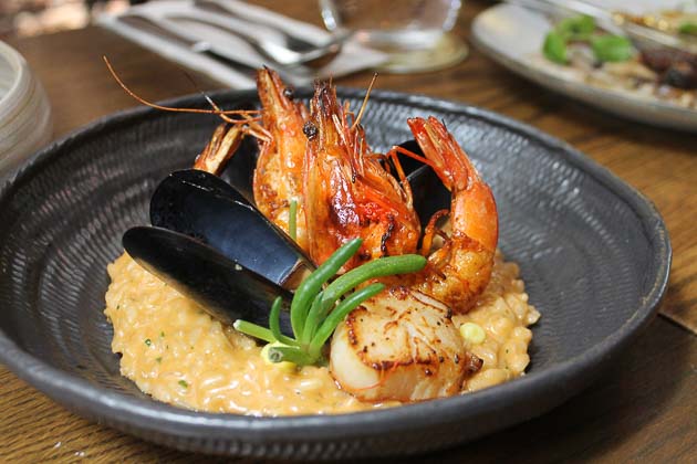 Open Door Policy - seafood risotto
