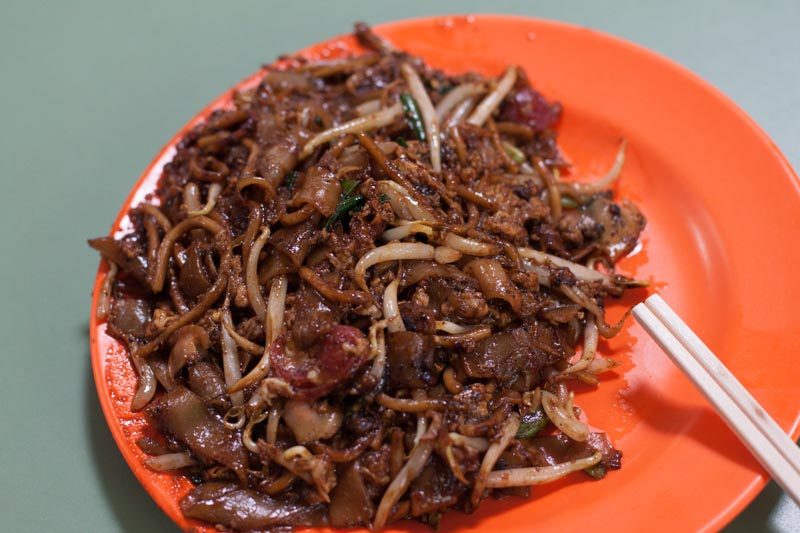 best char kway teow singapore - hill street