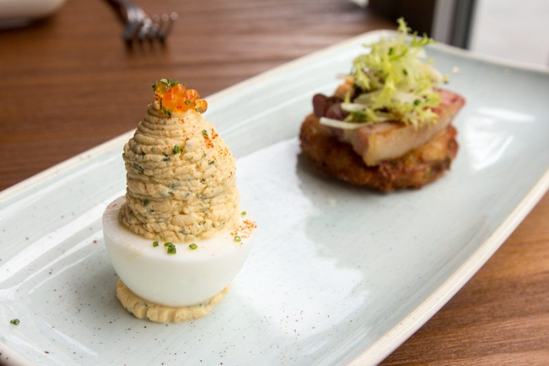 The Bird southern table and bar deviled eggs
