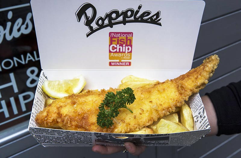 London Poppie's Fish And Chips online