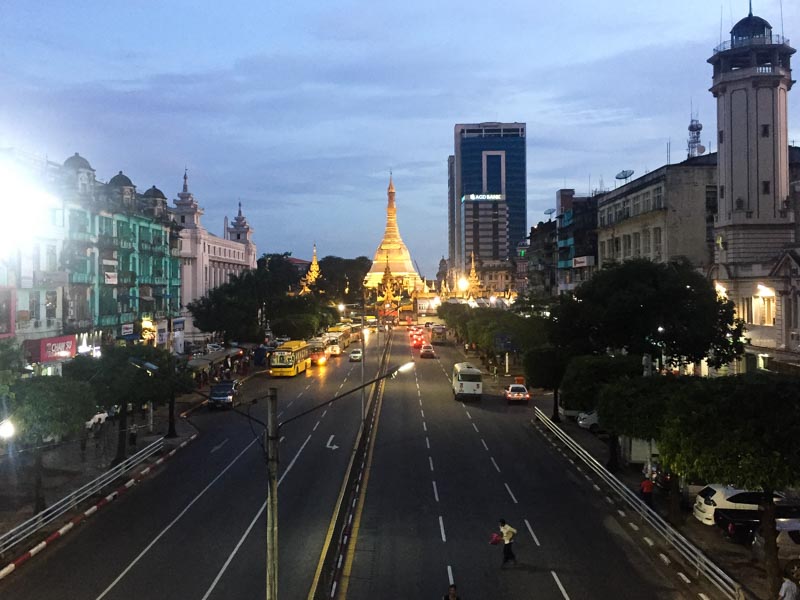 Yangon Myanmar 8 sule pagoda