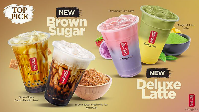 Gong Cha Brown Sugar Deluxe Latte Series Online 1