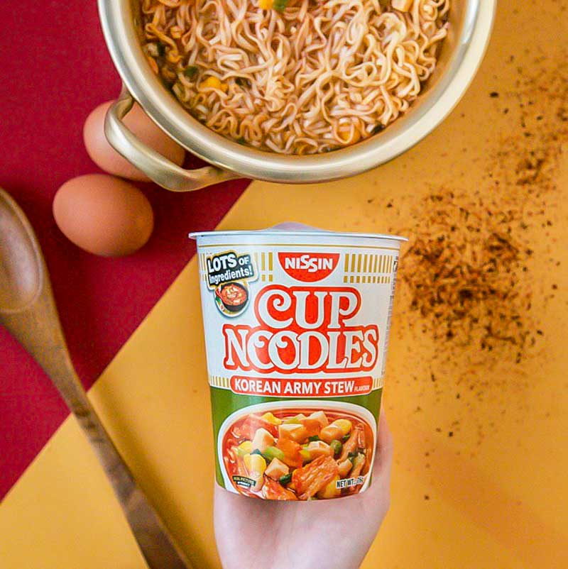 Nissin Korean Army Stew Cup Noodles 29 March 2019 11