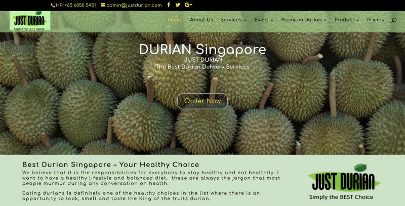 Online Just Durian