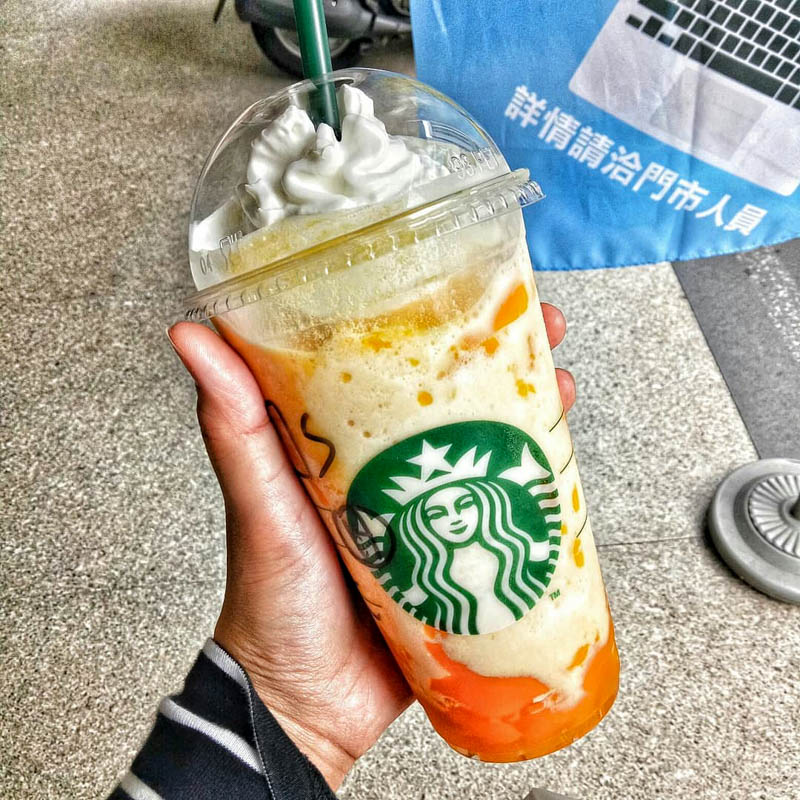 Starbucks Mango Mango Frappuccino June 2019 3 online