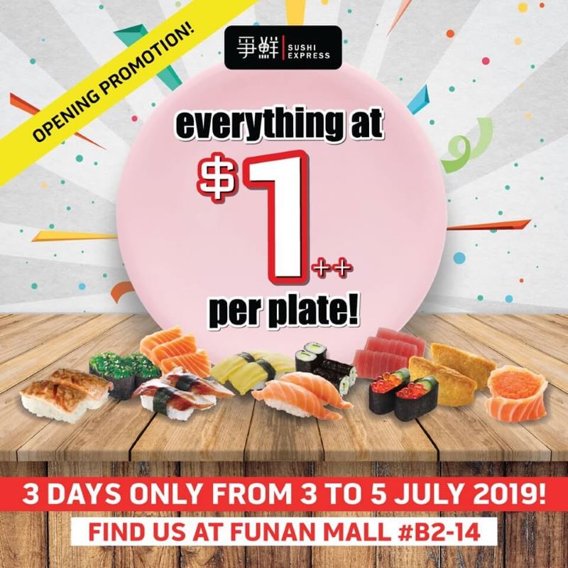 Sushi Express Funan Promo Online 1