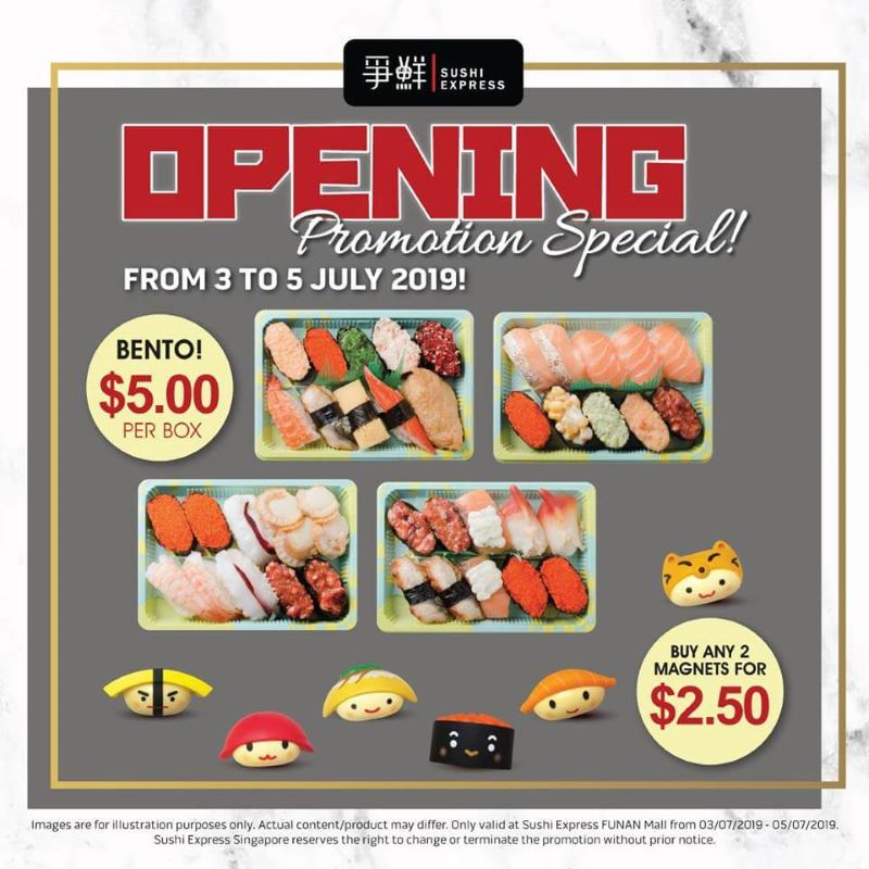 Sushi Express Funan Promo Online 2