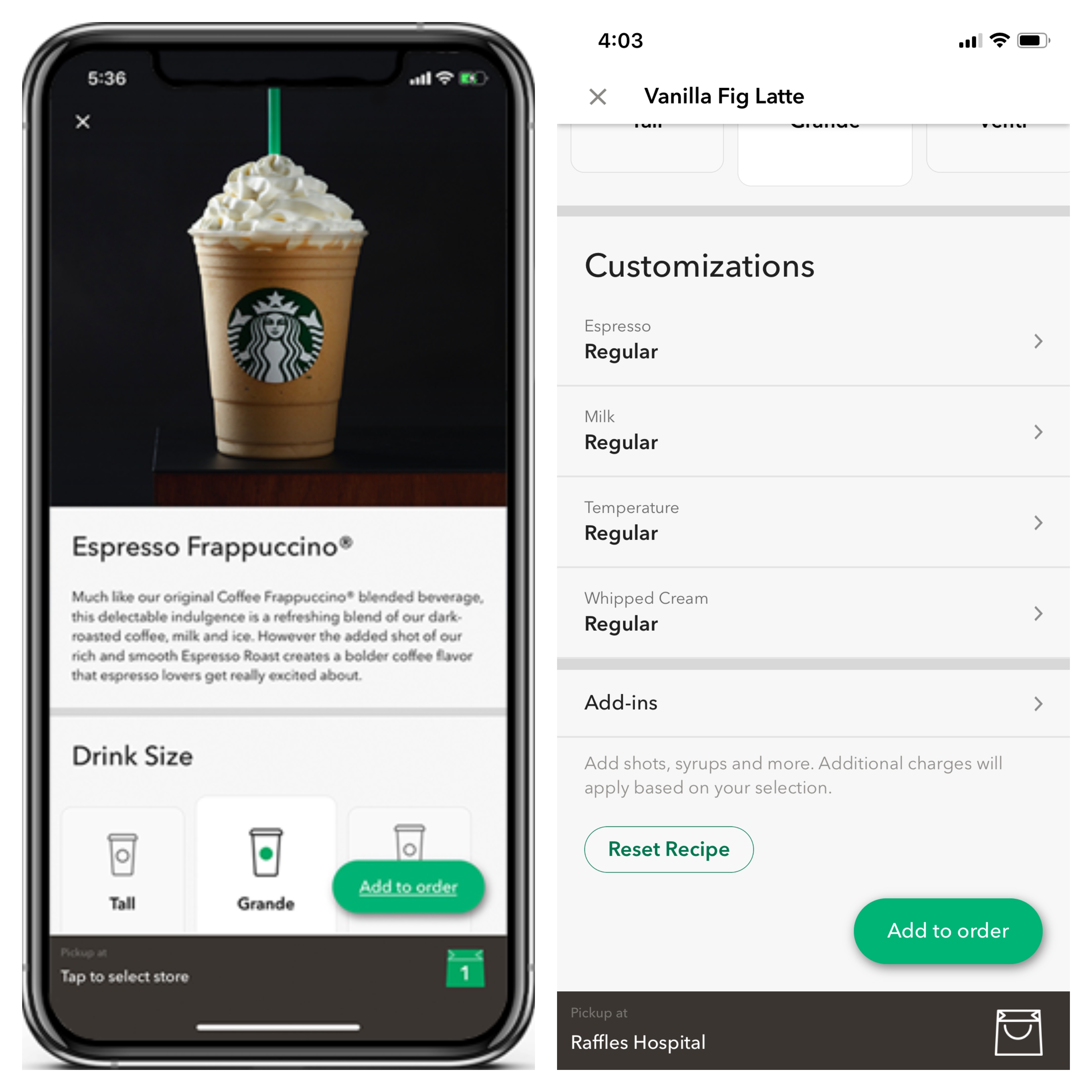 starbucks mobile order and pay college online