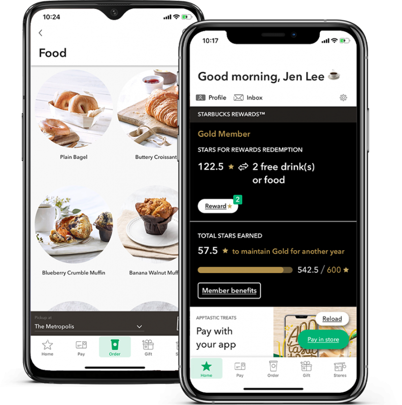 Starbucks Mobile Order And Pay online