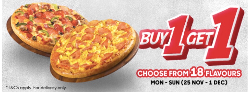 Pizza Hut Buy 1 Get 1 Online 1