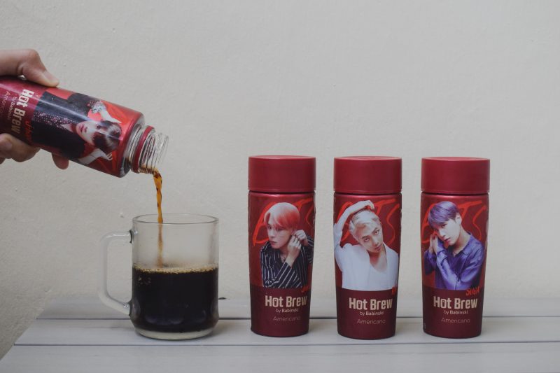 BTS Themed Coffee 7 Eleven