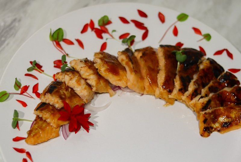Omote grilled salmon belly