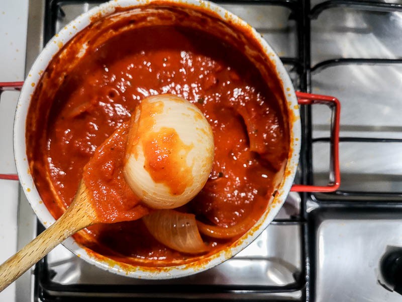 Marcella Hazan's Tomato Sauce 8
