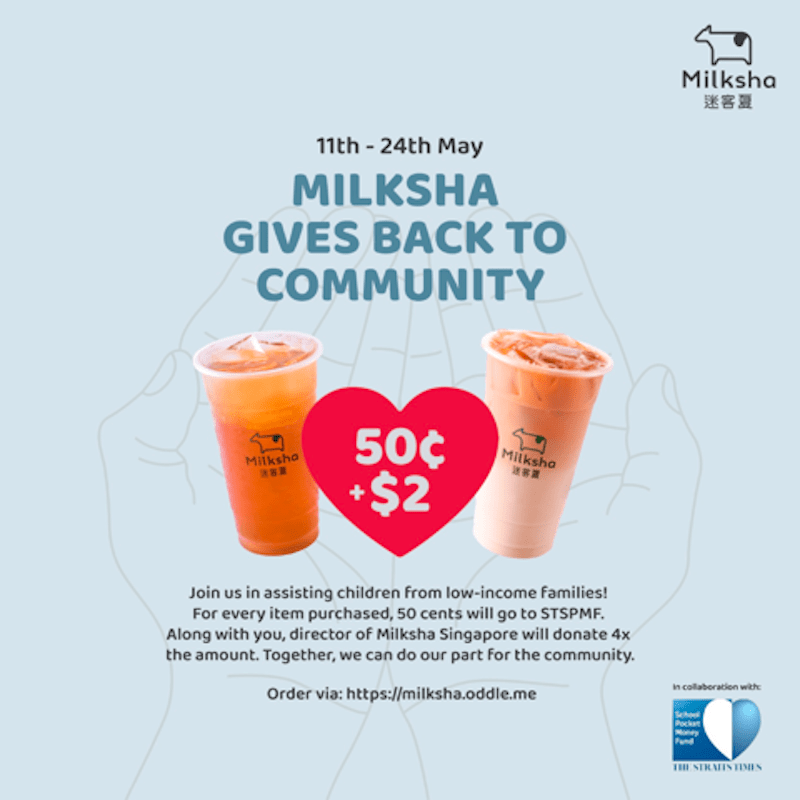 Milksha Gives Back To Commmunity