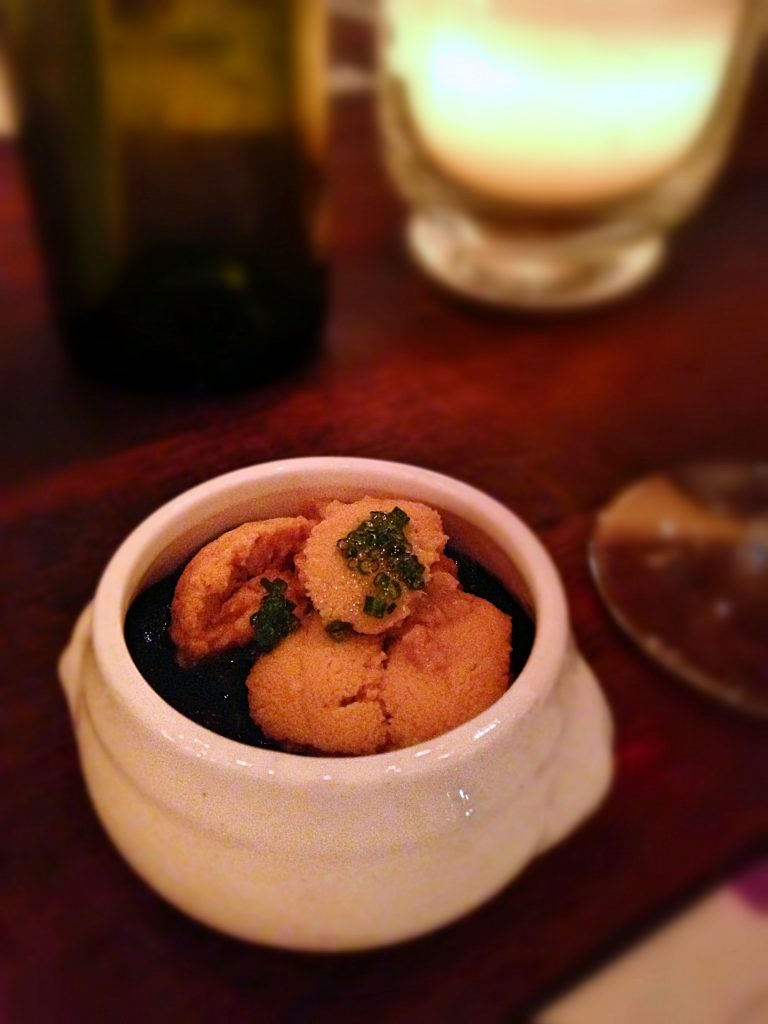 Lolla Restaurant: sea urchin pudding