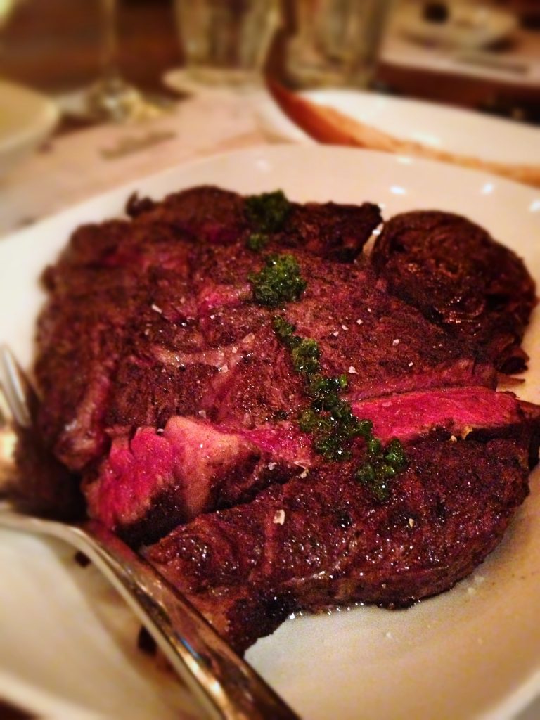 Lolla restaurant: Ribeye steak