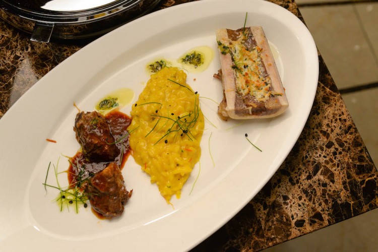Basilico Risotto Milanese Con Ossubuco