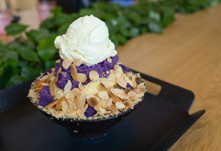 Nunsaram sweet potato bingsu