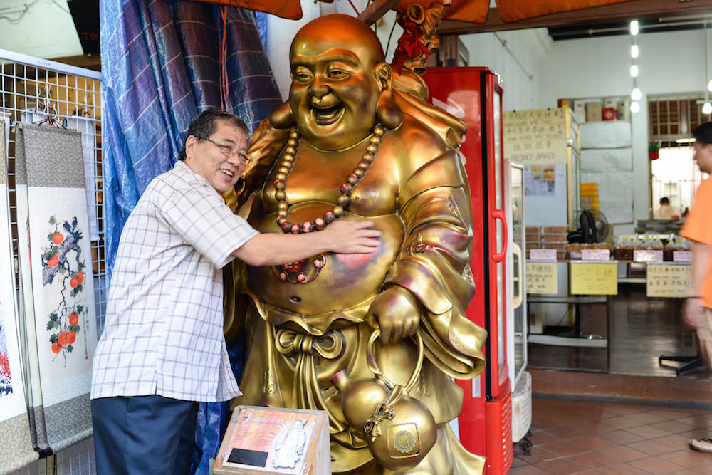 Chinatown footsteps of our forefathers tour laughing buddha