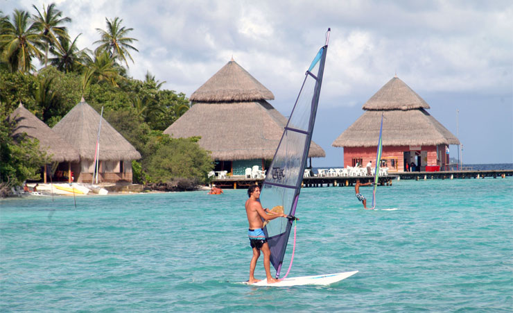 seasports maldives windsurfing