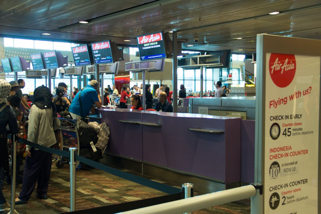 Air Asia ASEAN Pass - Check in counter