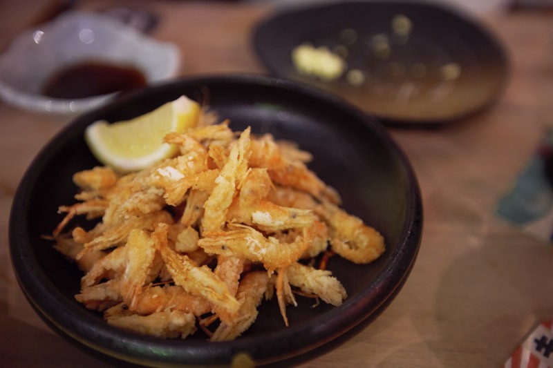 Jinzakaya crispy shrimps