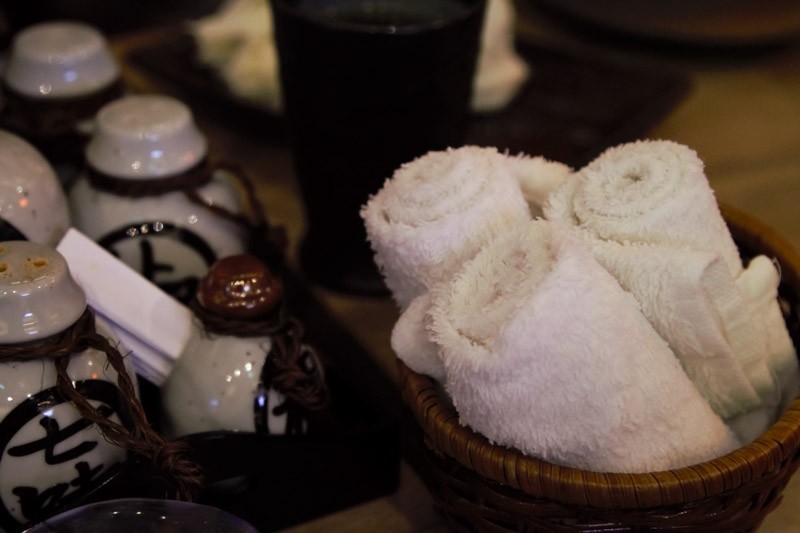Jinzakaya hand towels