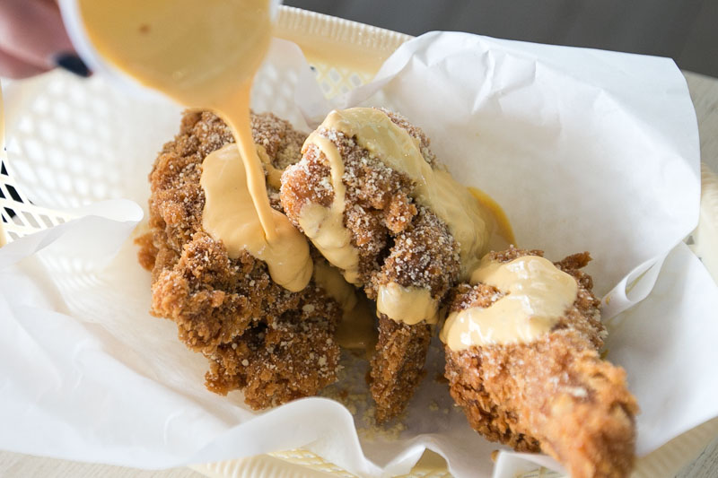 KFC Parmesan Chicken with Truffle-Flavoured Cheddar Sauce 2