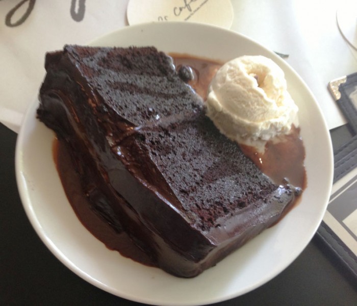 PS Cafe Harding Rd-Double Chocolate Blackout Cake-kid-friendly eateries