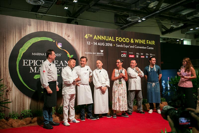 epicurean market 2016 singapore MBS- celebrity chefs